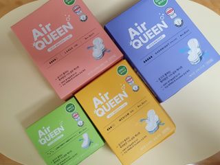 에어퀸 뉴브레스 유기농 생리대 4종 (팬티라이너 20P + 중형 10P + 대형 10P + 오버나이트 8P)_체험단 — 5점을 준 리뷰어가 2024년 6월 올린 사용 사진