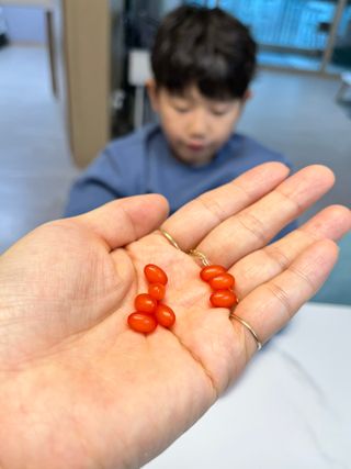 앙팡 츄어블 비타민D 1000 IU 130mg x 90정 — 5점을 준 리뷰어가 2023년 1월 올린 사용 사진