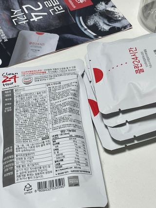 클린24시간 1BOX(5포) + 전용보틀(500ml) — 5점을 준 리뷰어가 2022년 9월 올린 사용 사진