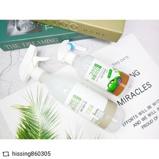 [엠메이데이] 그린티 피톤치드 감쪽같이 500ml + 손소독액 50ml — 5점을 준 리뷰어가 2022년 2월 올린 사용 사진