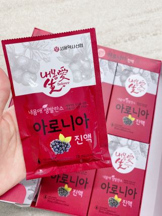 서울약사신협_내몸애생발란스아로니아_70ml x 30포 — 5점을 준 리뷰어가 2021년 6월 올린 사용 사진