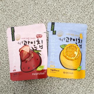 아비삭과일칩 5종 /딸기,사과,배,귤,무화과 5종 — 5점을 준 리뷰어가 2021년 3월 올린 사용 사진
