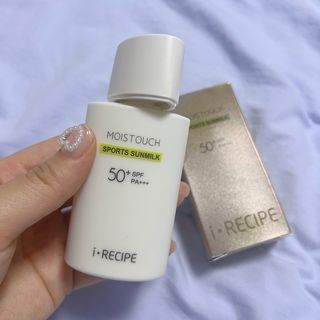 아이레시피 모이스트터치 스포츠 선밀크 50ml (SPF50+ PA+++) — 5점을 준 리뷰어가 2023년 6월 올린 사용 사진
