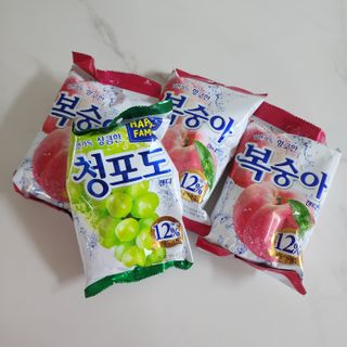 청포도캔디 복숭아캔디 — 5점을 준 리뷰어가 2022년 11월 올린 사용 사진