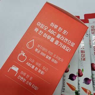 아임오 ABC 콜라겐 젤리 14포 — 5점을 준 리뷰어가 2022년 2월 올린 사용 사진