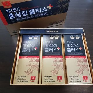 서울약사신협_투데이홍삼정플러스스틱_10g x 30포 — 5점을 준 리뷰어가 2021년 6월 올린 사용 사진