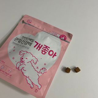 My Pet Care 천연단백질 관절건강에 개좋아 — 4.5점을 준 리뷰어가 2021년 1월 올린 사용 사진