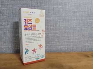 베거스코리아 [콜리케어] 키즈 홍삼콜리 딸기맛 14포 — 5점을 준 리뷰어가 2021년 11월 올린 사용 사진