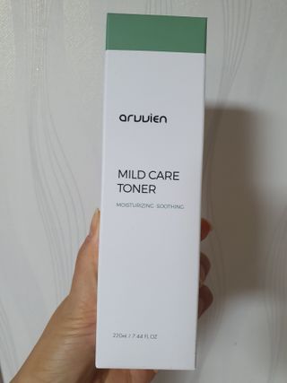 아르비엔 마일드케어 비건 수분진정토너 — 4점을 준 리뷰어가 2021년 1월 올린 사용 사진