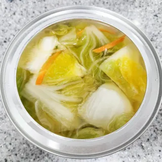 셰프애찬 단호박 백김치 1kg — 5점을 준 리뷰어가 2022년 10월 올린 사용 사진