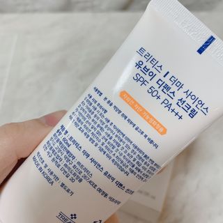 [트리티스] UV 디펜스 선크림 PA+++ / SPF50+  60ml — 4.5점을 준 리뷰어가 2021년 1월 올린 사용 사진