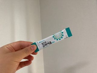 프리마인 유산균 국가지정연구소 선정, 살아있는 생유산균 200억 마리의 힘. 유산균n굿바이옴플러스 — 5점을 준 리뷰어가 2021년 12월 올린 사용 사진