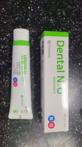 프리마인 유해균 뿐만 아니라 유익균까지 씻어내는 치약은 그만, 건강한 구강환경을 만드는 덴탈엔오 — 5점을 준 리뷰어가 2022년 4월 올린 사용 사진