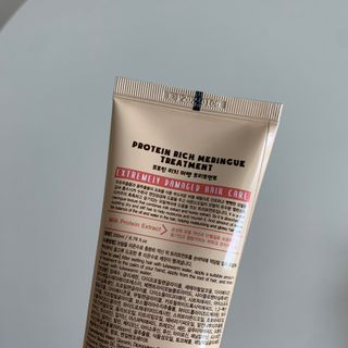 썸헤어 / SUMHAIR 썸헤어 프로틴 리치 머랭 트리트먼트 극손상모 전용 케어 — 5점을 준 리뷰어가 2021년 5월 올린 사용 사진