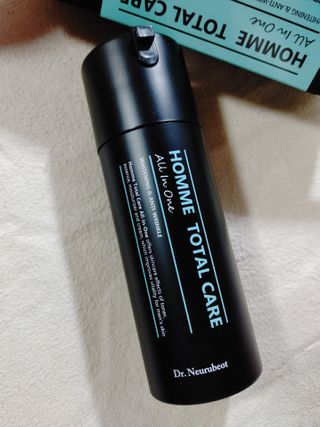 Dr.느루벗 느루벗 옴므 토탈 케어 올인원 118ml 남자 남성 스킨 로션 에센스 크림 화장품 — 4.5점을 준 리뷰어가 2021년 2월 올린 사용 사진