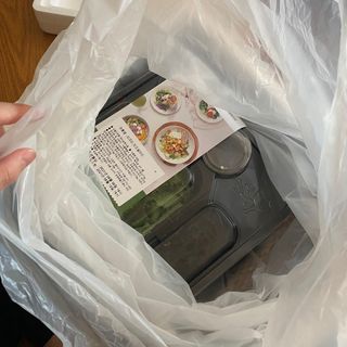참살이도시락 작심삼일 샐러드도시락 3개 맛보기 새벽배송 또는 택배배송 — 4.5점을 준 리뷰어가 2021년 8월 올린 사용 사진