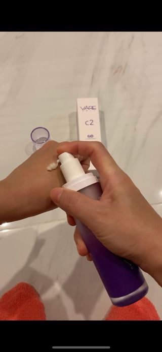 바르셀 주름개선 리프팅 영양크림 인텐시브 리포좀 더블크림-C2 50ml — 4점을 준 리뷰어가 2021년 11월 올린 사용 사진