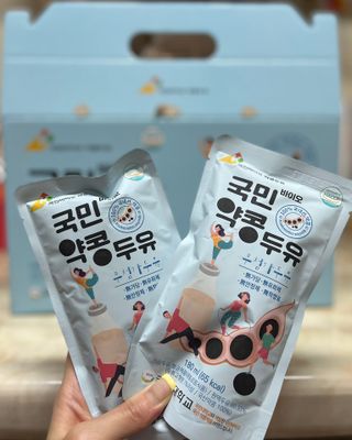 국민바이오 약콩두유 — 4점을 준 리뷰어가 2022년 5월 올린 사용 사진