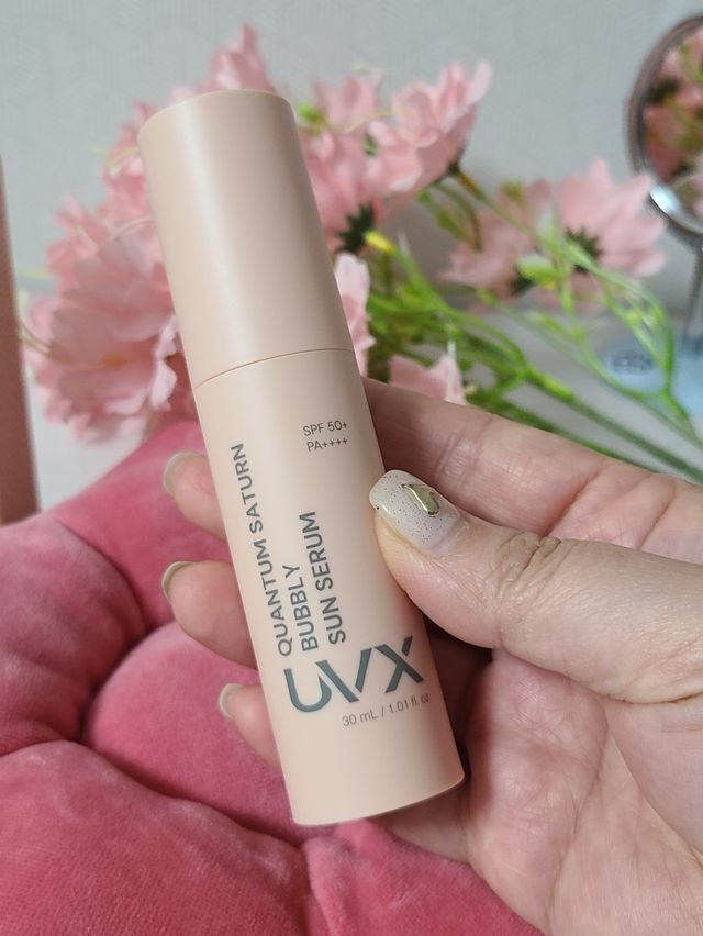 UVX 퀀텀 새턴 버블리 선세럼 리뷰 사진