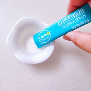 [유산균] 오마이락 장편한습관 프로바이오틱스 30P — 5점을 준 리뷰어가 2022년 12월 올린 사용 사진