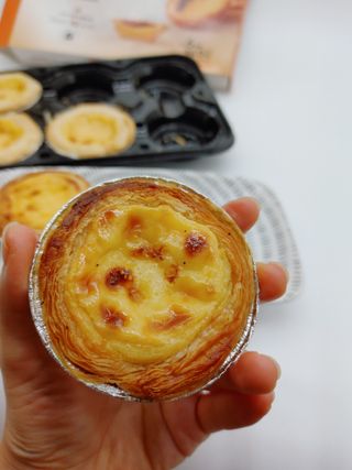 디앙뜨 포르투갈 에그타르트 오리지널 맛+패션후르츠 맛 중 택1 — 4점을 준 리뷰어가 2021년 7월 올린 사용 사진