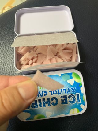 [아이스칩스] 무설탕 비건 자일리톨 캔디 7종 2개기준 — 5점을 준 리뷰어가 2021년 6월 올린 사용 사진