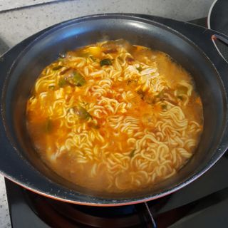 [풀무원] 자연은맛있다 정면, 백면, 홍면  세트 — 5점을 준 리뷰어가 2021년 4월 올린 사용 사진