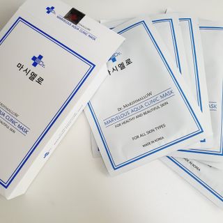 닥터마시멜로 닥터마스멜로 마블러스 아쿠아 클리닉 마스크 — 5점을 준 리뷰어가 2021년 7월 올린 사용 사진