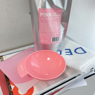 [유니프] 헤어 샤이니 핑크 컬러 트리트먼트 500g — 5점을 준 리뷰어가 2023년 12월 올린 사용 사진