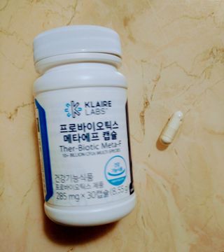 [Dr.PNT] 닥터피엔티 클레어랩스 프로바이오틱스 메타에프 [1개월분] — 4.5점을 준 리뷰어가 2022년 6월 올린 사용 사진
