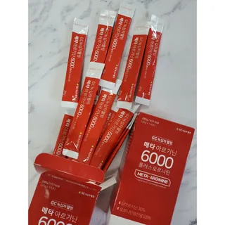 메타아르기닌 GC녹십자웰빙 메타 아르기닌 6000 플러스 오르니틴 — 5점을 준 리뷰어가 2022년 5월 올린 사용 사진