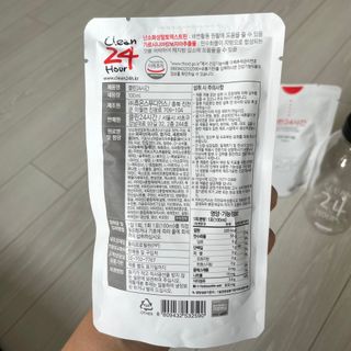 클린24시간 1BOX(5포) + 전용보틀(500ml) — 4.5점을 준 리뷰어가 2022년 9월 올린 사용 사진