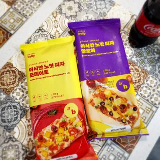 브라잇벨리 비건피자 [노밋피자알로하 & 노밋피자포테이토] 2가지맛 — 5점을 준 리뷰어가 2022년 7월 올린 사용 사진