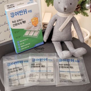 [큐어반H 커팅] 간편하게 떼서 쓰는 자외선차단 습윤밴드 (1팩/30매입) — 5점을 준 리뷰어가 2022년 12월 올린 사용 사진