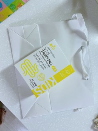 잇츠핏 프로바이오틱스 키즈 유산균 — 5점을 준 리뷰어가 2021년 3월 올린 사용 사진