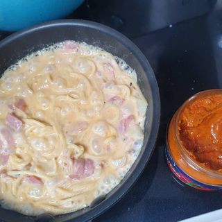[유픽] 구운 야채의 풍미를 담은 토마토소스, 마르코 루테닛사 2병 — 5점을 준 리뷰어가 2021년 2월 올린 사용 사진