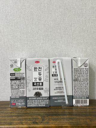완전두유 국산콩 저당 3종 — 4.5점을 준 리뷰어가 2022년 10월 올린 사용 사진