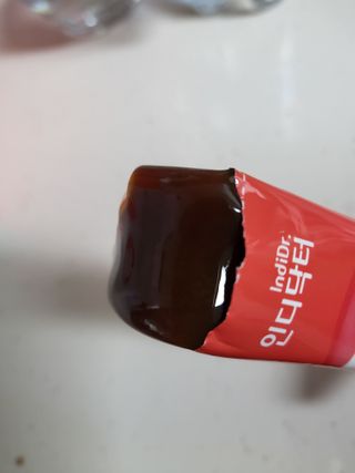 [인디닥터] 타이탄 BCAA 프로틴 젤리스틱 — 5점을 준 리뷰어가 2022년 5월 올린 사용 사진