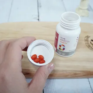 다나음 츄어블 비타민D 1000IU (130ml x 60캡슐) — 5점을 준 리뷰어가 2023년 3월 올린 사용 사진