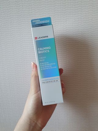 리더스코스메틱 리더스 카밍 바이오틱스 크림 마스크 — 5점을 준 리뷰어가 2021년 4월 올린 사용 사진
