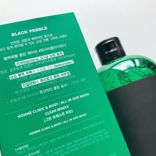 블랙페블 남성청결제 올인원 바디워시 클린 웨이브 — 5점을 준 리뷰어가 2021년 5월 올린 사용 사진