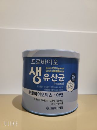 서울약사신협_프로바이오생유산균_2.5G x 100포 — 5점을 준 리뷰어가 2021년 5월 올린 사용 사진