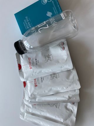 클린24시간 1BOX(5포) + 전용보틀(500ml) — 5점을 준 리뷰어가 2023년 6월 올린 사용 사진