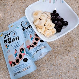 국민바이오 약콩두유 — 5점을 준 리뷰어가 2022년 6월 올린 사용 사진