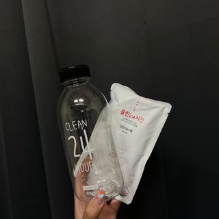 클린24시간 1BOX(5포) + 전용보틀(500ml) — 5점을 준 리뷰어가 2022년 8월 올린 사용 사진