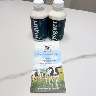 숲골 임실치즈마을 프로바이오 요거트 450ml 2개 — 5점을 준 리뷰어가 2021년 10월 올린 사용 사진