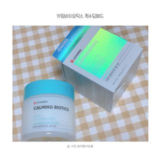 리더스코스메틱 리더스 카밍 바이오틱스 퀵 수딩 패드 — 5점을 준 리뷰어가 2022년 8월 올린 사용 사진