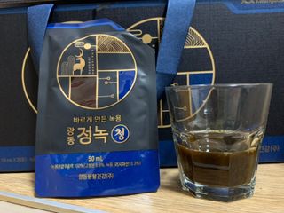 광동생활건강 [광동] 바르게 만든 녹용, 광동정녹청 — 4.5점을 준 리뷰어가 2021년 11월 올린 사용 사진