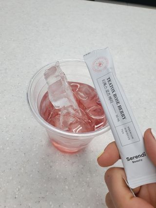 세렌디뷰티_이너뷰티 티톡스 로즈 베리 — 5점을 준 리뷰어가 2021년 5월 올린 사용 사진