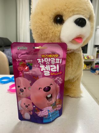 [팔도] 잔망루피젤리 믹스베리맛 42g 8개 — 5점을 준 리뷰어가 2022년 3월 올린 사용 사진